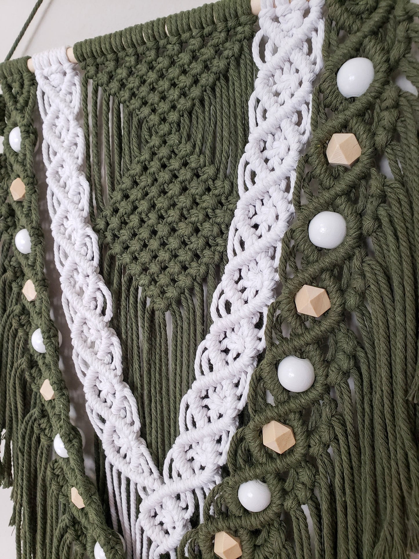 Sage Green Macrame Wall Hanging