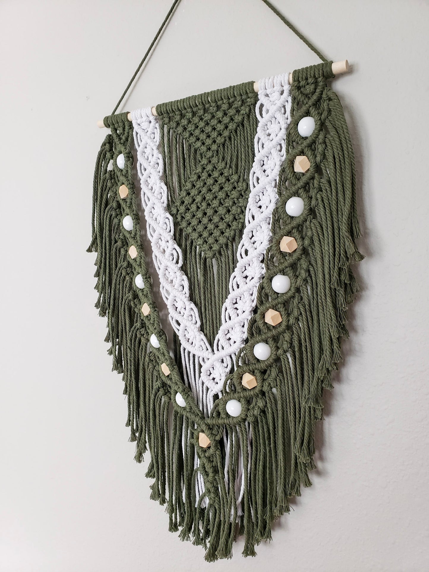 Sage Green Macrame Wall Hanging