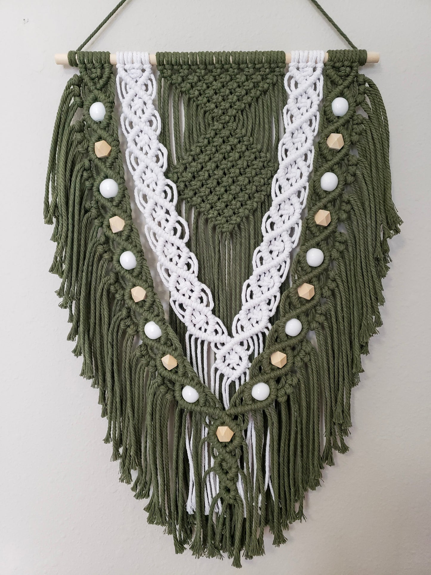 Sage Green Macrame Wall Hanging