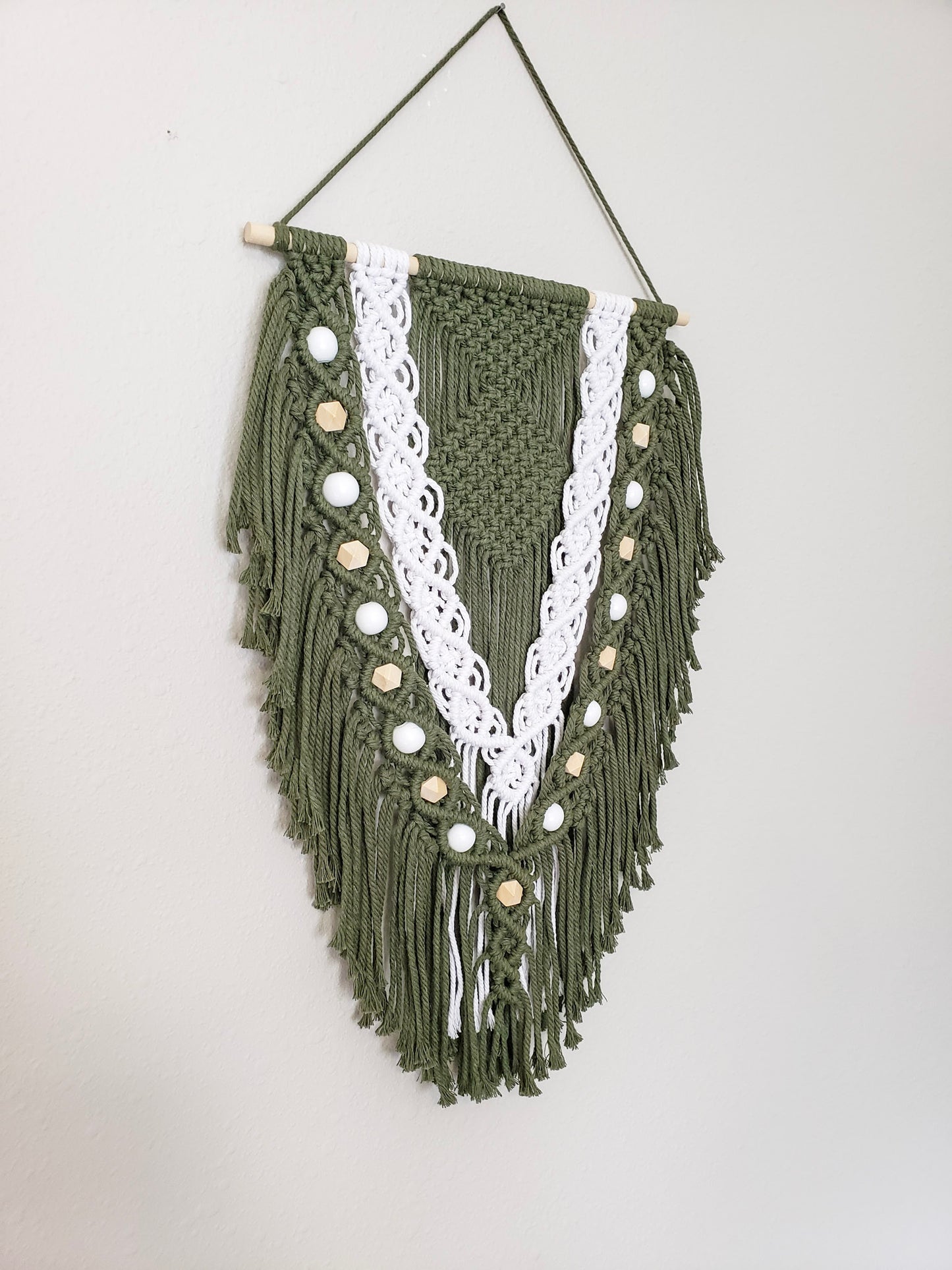 Sage Green Macrame Wall Hanging