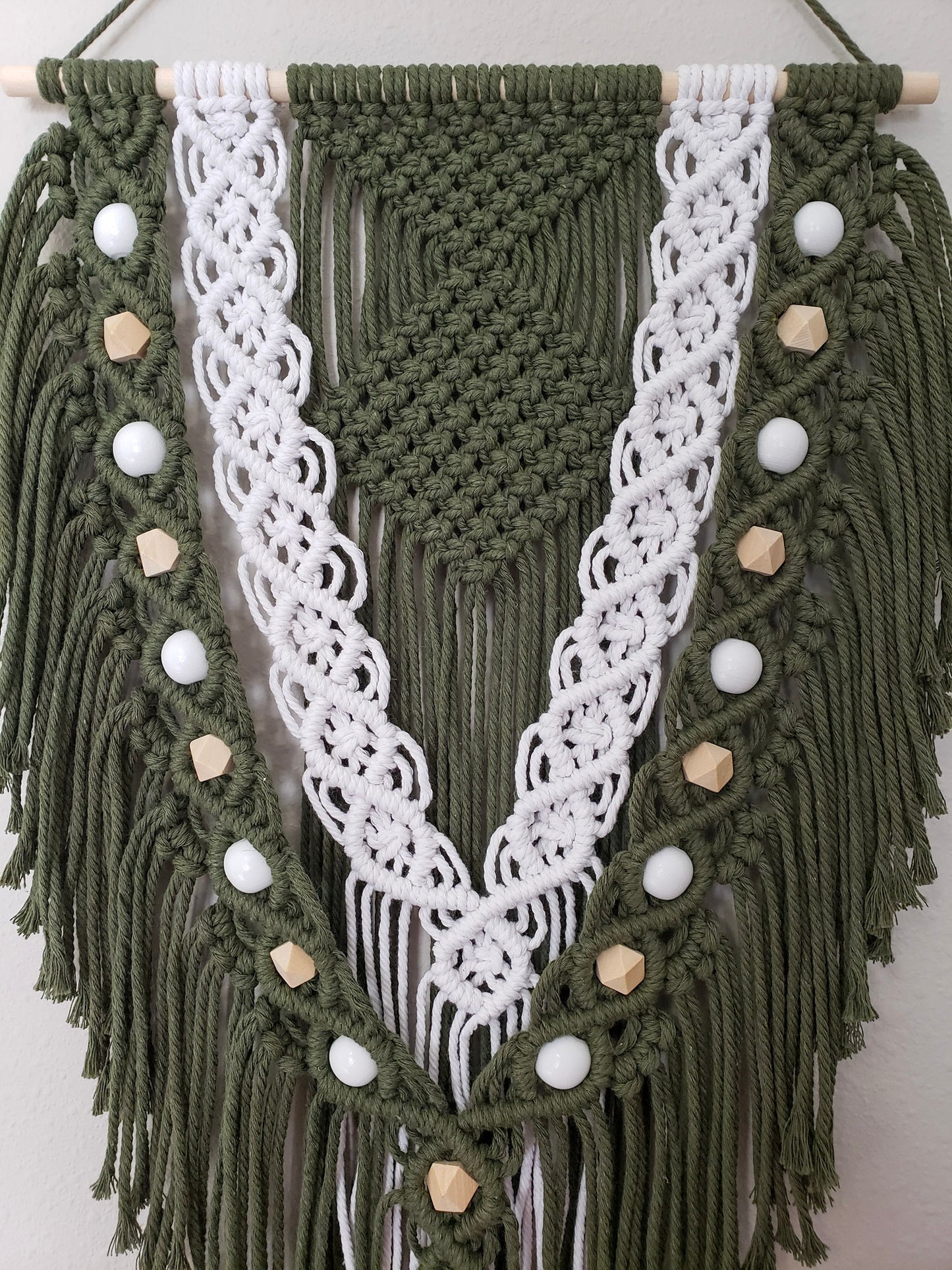 Sage Green Macrame Wall Hanging