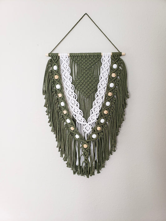 Sage Green Macrame Wall Hanging