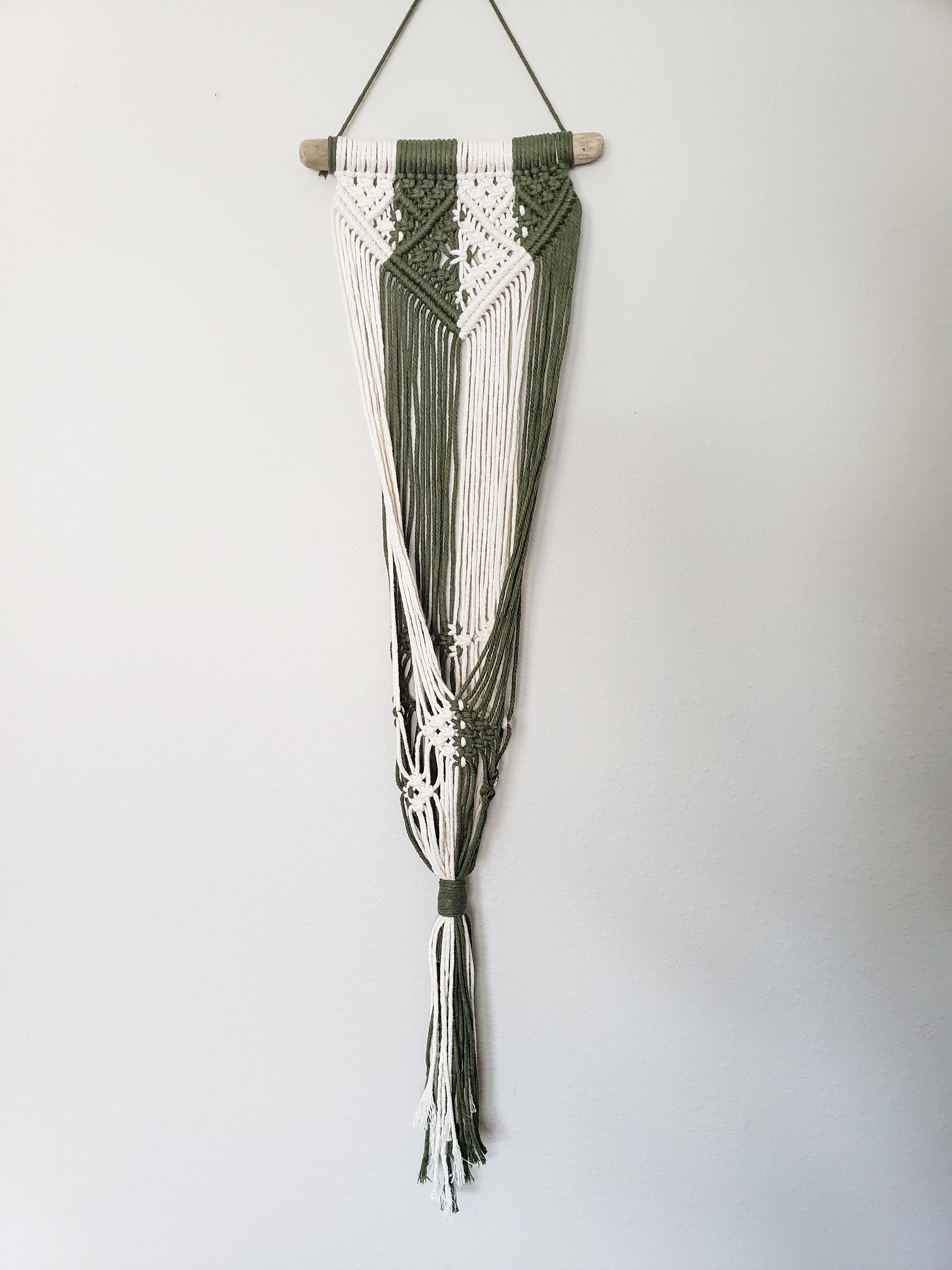 drift wood plant hanger Driftwood Macrame Plant Hanger – Cane River Cord & Bead Company