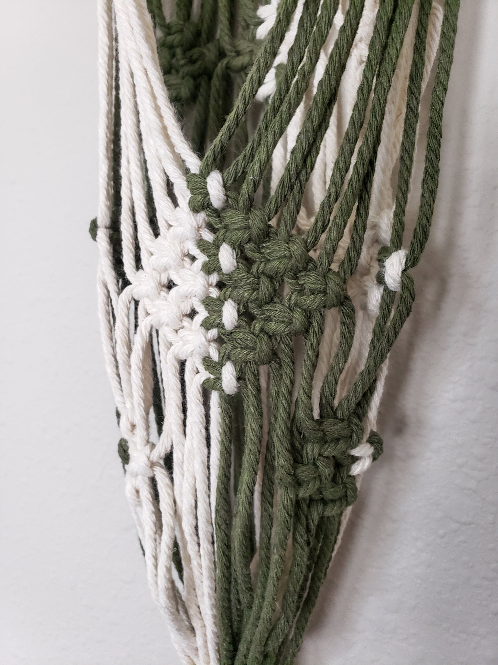 driftwood macrame plant hanger Driftwood Macrame Plant Hanger – Cane River Cord & Bead Company