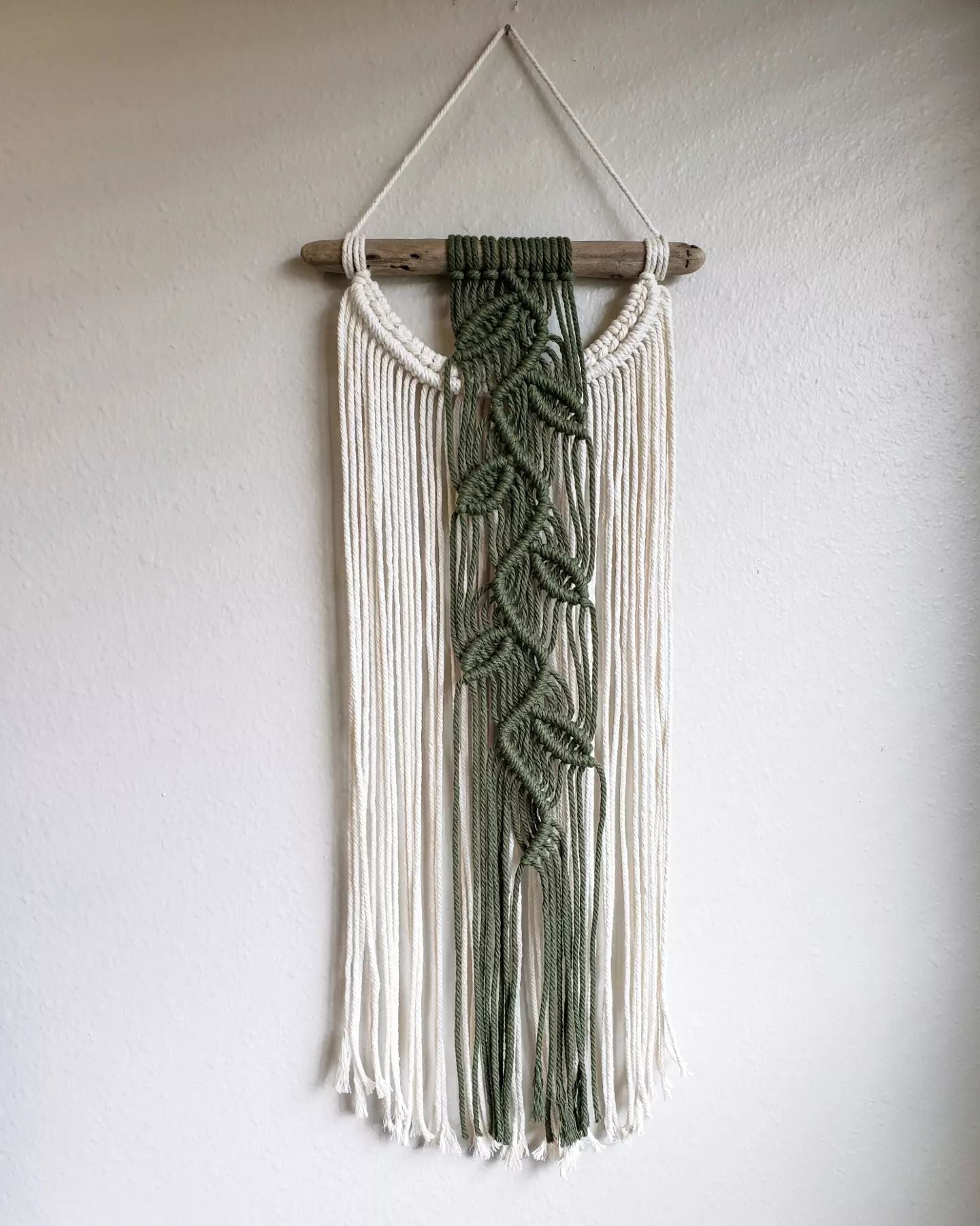 Driftwood Ivy Vine Macrame Wall Hanging