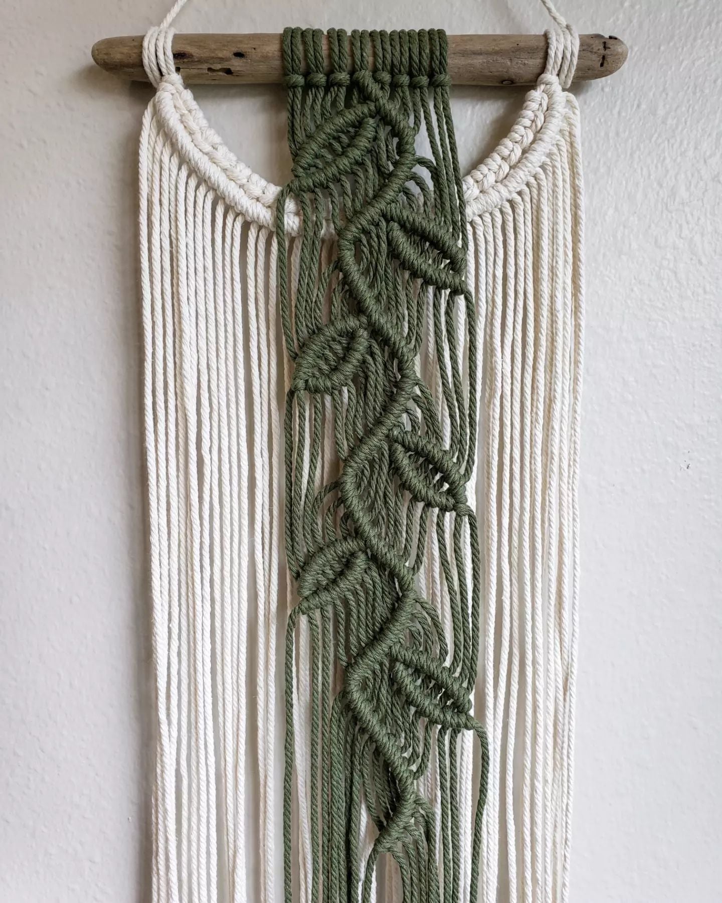 Driftwood Ivy Vine Macrame Wall Hanging