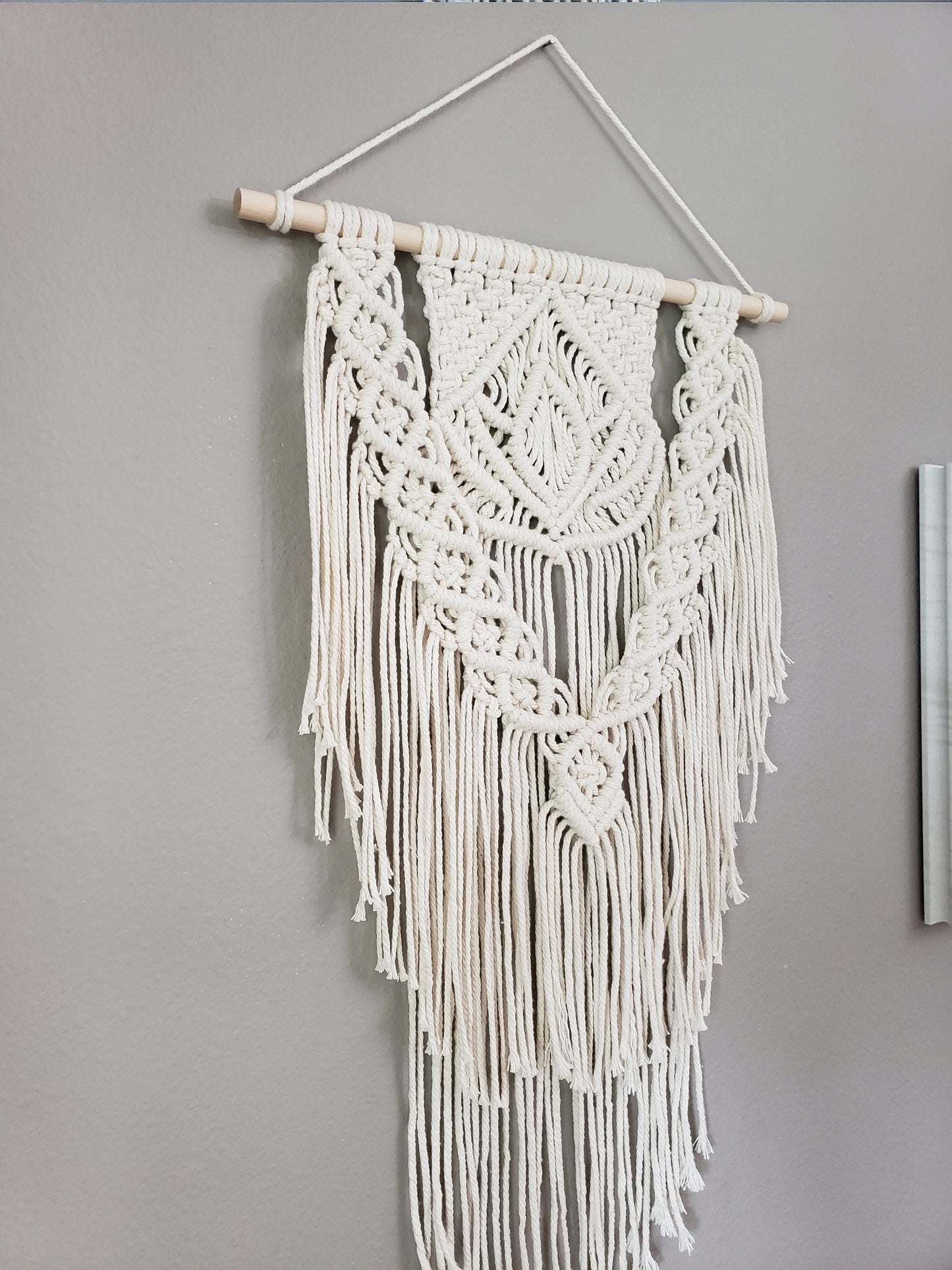 Lotus Flower Macrame Wall Hanging