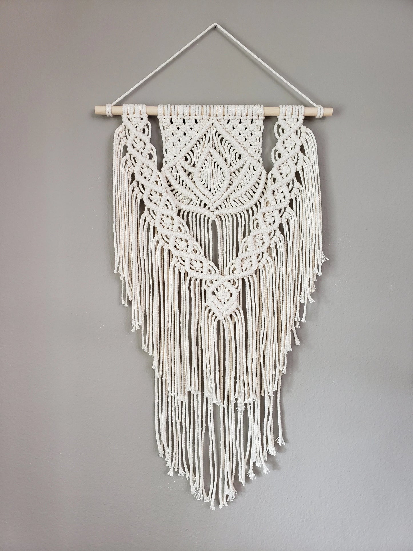 Lotus Flower Macrame Wall Hanging